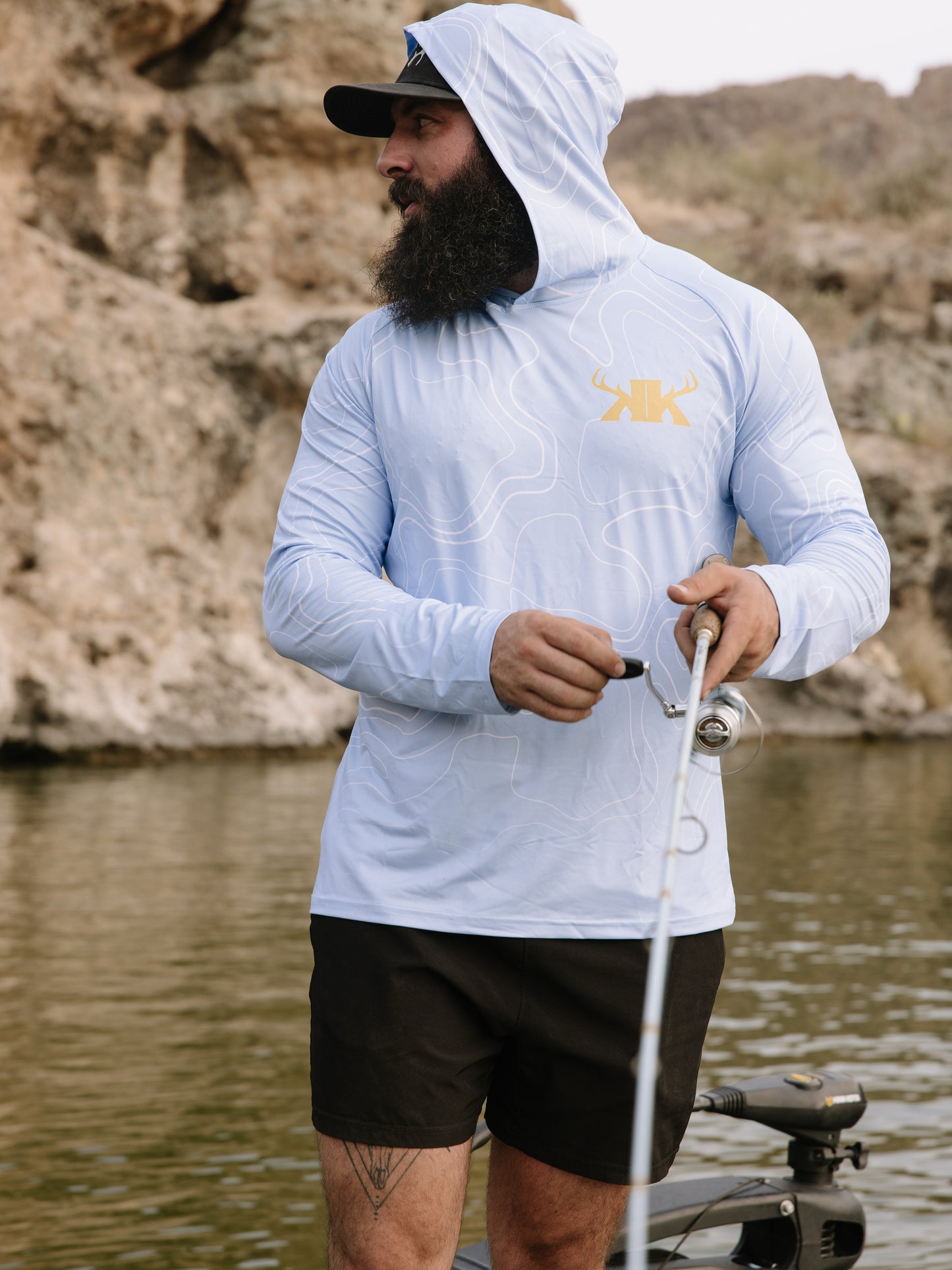 Topo Tide performance hoodie