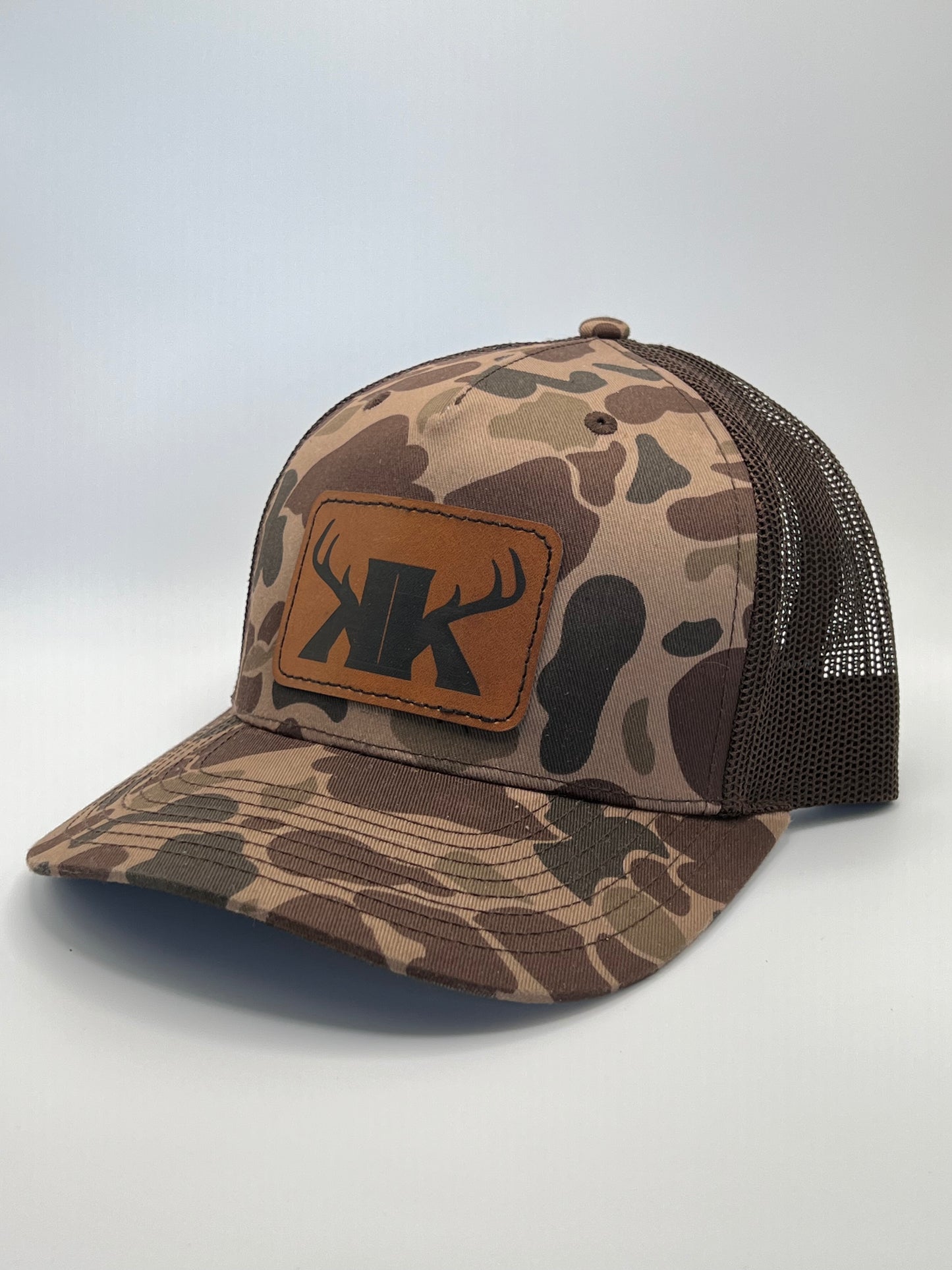 Split Rack Back Duck Camo Trucker