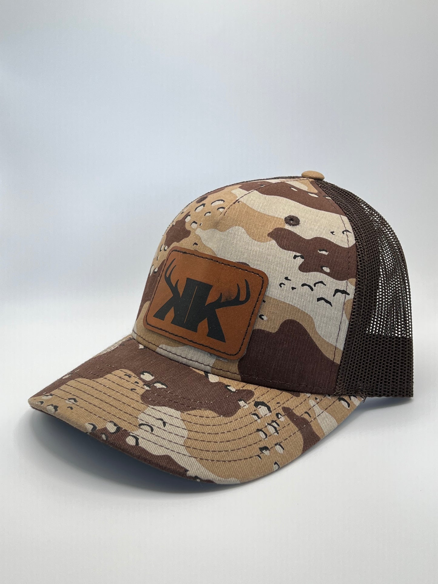Split Rack Desert Camo/Brown Trucker Hat