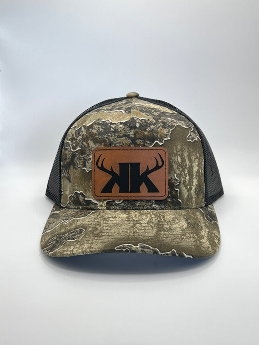 Split Rack Real Tree Escape/Black Trucker Hat
